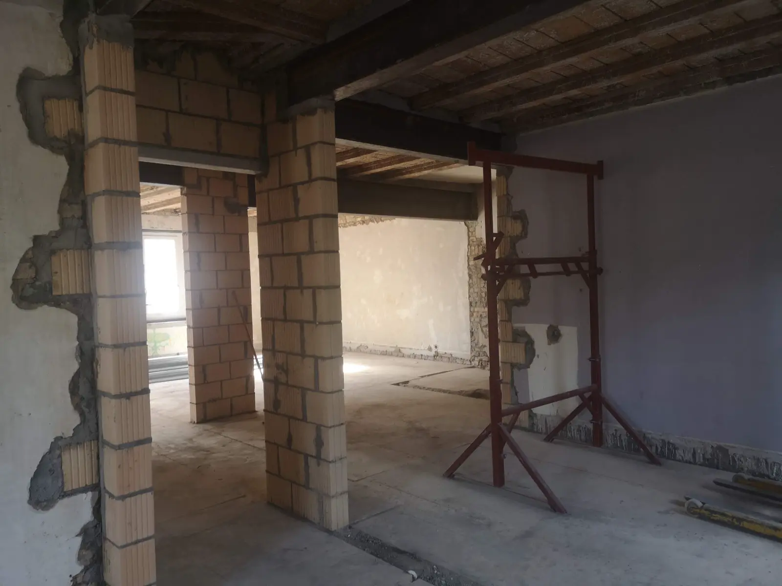 Mauerwerksarbeiten im Rohbau